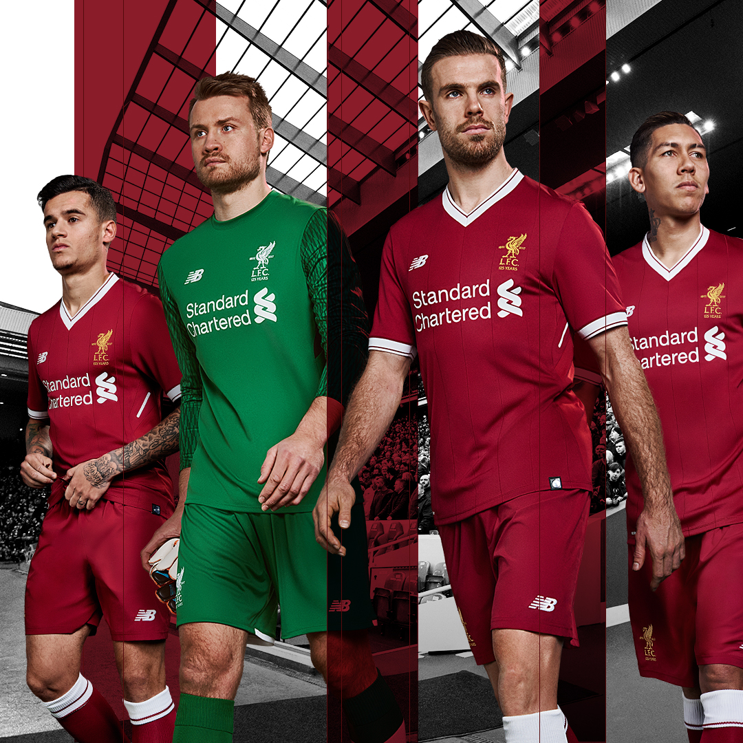 New Balance viste de gala al Liverpool en su 125º aniversario